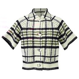 Dior-Christian Dior Buttoned Tweed Shirt in Multicolor Wool-Multiple colors