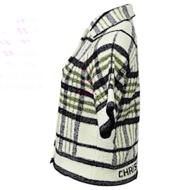 Dior-Christian Dior Buttoned Tweed Shirt in Multicolor Wool-Multiple colors