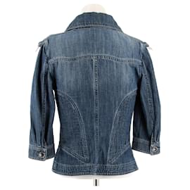 Chanel-CHANEL Jackets T.FR 36 Cotton-Blue