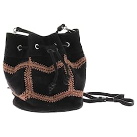 Autre Marque-MARINA RAPHAEL Handbags T.  Suede-Black