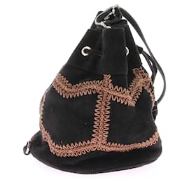 Autre Marque-MARINA RAPHAEL Handbags T.  Suede-Black