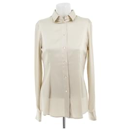 Dolce & Gabbana-DOLCE & GABBANA Tops T.FR 34 Silk-Beige