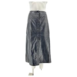 Autre Marque-NON SIGNE / UNSIGNED Skirts T.US 8 Leather-Black