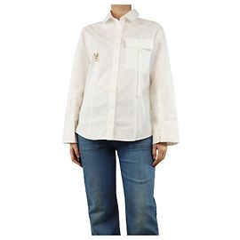 Jacquemus Camicia Edolo bianca - taglia UK 10 Bianco