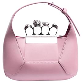 Alexander Mcqueen-Lilac jewelled Hobo mini bag-Purple