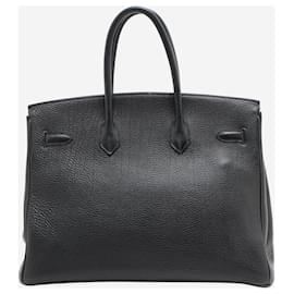Hermès-Black vintage 2003 Birkin 35 bag in Togo leather-Black