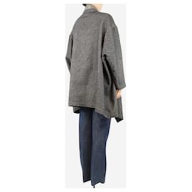 Autre Marque-Grey cashmere oversized coat - One size-Grey