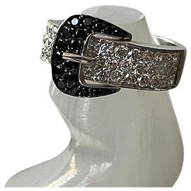 Autre Marque Elini 18kt white gold ring Silver hardware