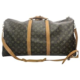 Louis Vuitton-Louis Vuitton Keepall Bandoulière 55-Brown