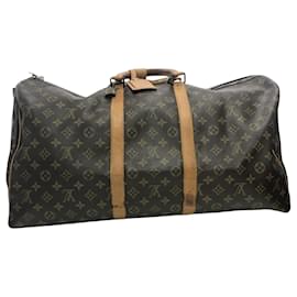 Louis Vuitton-Louis Vuitton Keepall Bandoulière 55-Brown