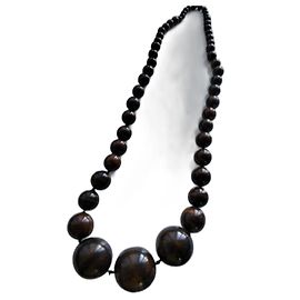 Gianfranco Ferre Vintage Collares largos Ébano