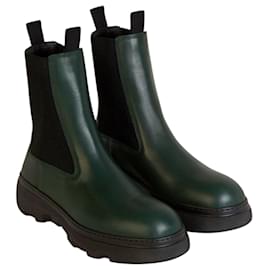 Burberry-Burberry boot Chelsea-Olive green