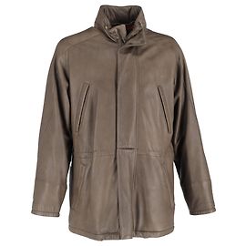 Loro Piana Storm System Jacket in Brown Leather Brown