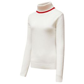 Perfect Moment Damen Rollkragenpullover Weiß