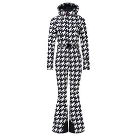 Perfect Moment Houndstooth Tigne ski suit White