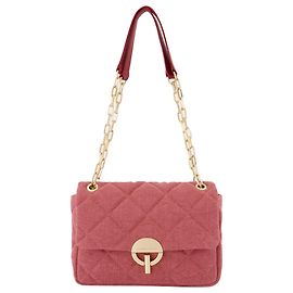 Grande Bolsa Lua - Vanessa Bruno - Linho - Rosa Rosa