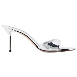 Lidia 70 pumps - Paris Texas - Leather - Silver Silvery Metallic