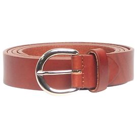 Autre Marque Brown leather belt Brown