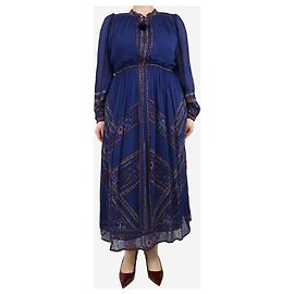 Sea New York Blue Valeria midi dress - size L Blue