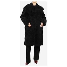 Autre Marque-Black Orso shearling coat - size S-Black