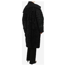 Autre Marque-Black Orso shearling coat - size S-Black