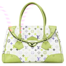 Louis Vuitton-Louis Vuitton White Monogram Multicolore Beverly GM-White