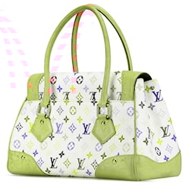Louis Vuitton-Louis Vuitton White Monogram Multicolore Beverly GM-White