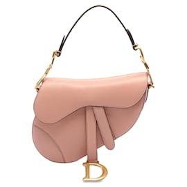 Dior-Dior Pink Mini Leather Saddle-Pink