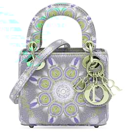 Dior-Dior Green Micro Calfskin In Lights Lady Dior-Green,Light green