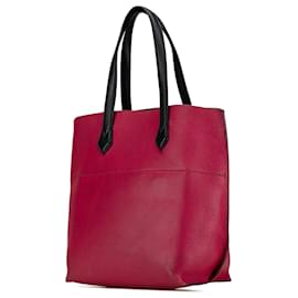 Fendi-Fendi Red Small Leather All In Shopping Tote-Red
