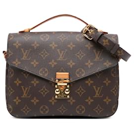 Louis Vuitton-Louis Vuitton Brown Monogram Pochette Metis-Brown