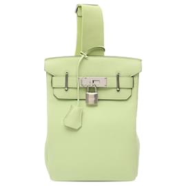 Hermès-Hermès Green Togo Kelly Hac A Dos PM-Green,Light green