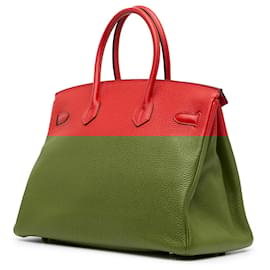 Hermès-Hermès Red Togo Birkin Retourne 35-Red