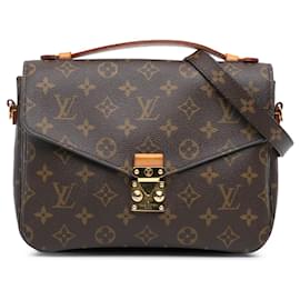 Louis Vuitton-Louis Vuitton Brown Monogram Pochette Metis-Brown
