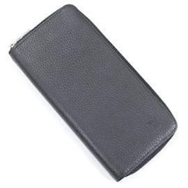 Louis Vuitton-Louis Vuitton Long Wallet in Black Taurillon Leather-Black