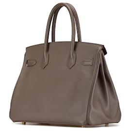 Hermès-Hermès Brown Epsom Birkin Retourne 30-Brown,Taupe