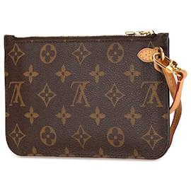 Louis Vuitton-Pochette Neverfull Monograma Marrom Louis Vuitton-Marrom