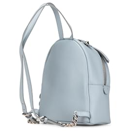 Fendi-Fendi Blue Mini By The Way Flowerland Backpack-Blue,Light blue