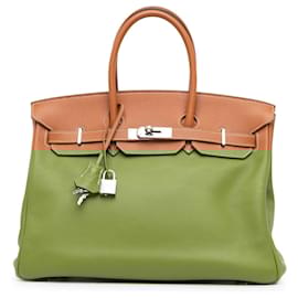 Hermès-Hermès Brown Swift Birkin Retourne 35-Brown