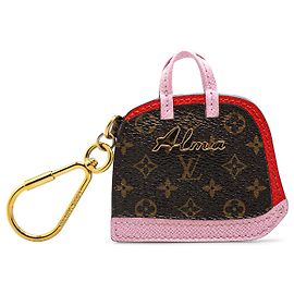 Louis Vuitton Brown Monogram Pochette Cles Alma BB Brown