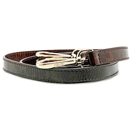 Fendi-Fendi Brown Leather Shoulder Strap-Brown