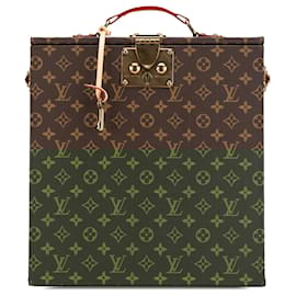 Louis Vuitton-Louis Vuitton Brown Monogram Boite Vin 1 Bouteille-Brown