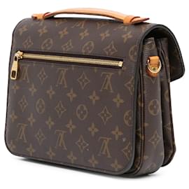 Louis Vuitton-Louis Vuitton Brown Monogram Pochette Metis-Brown