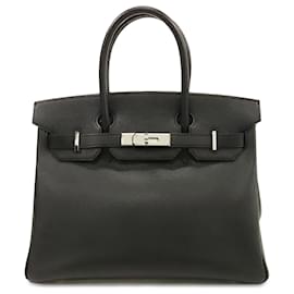 Hermès-Hermès Black Epsom Birkin Retourne 30-Black