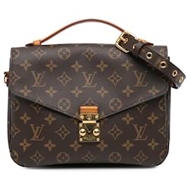 Louis Vuitton-Louis Vuitton Brown Monogram Pochette Metis-Brown