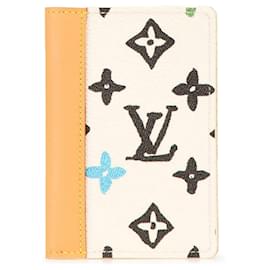 Louis Vuitton-Louis Vuitton White Tyler Monogram Craggy Pocket Organizer-White,Cream