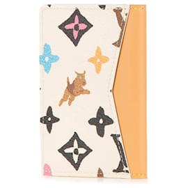 Louis Vuitton-Louis Vuitton White Tyler Monogram Craggy Pocket Organizer-White,Cream