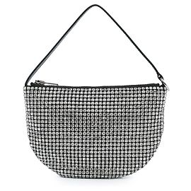 Alexander Wang Silver Mesh Crystal Wanglock Fortune Cookie Handbag Other
