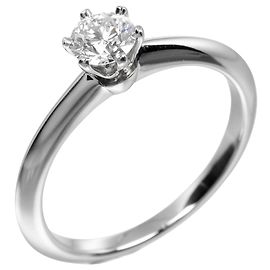 Tiffany & Co. Platinum Diamond Solitaire Ring Other