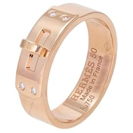 Hermès-Hermes Kelly Small Model K18PG Pink Gold Ring-Other